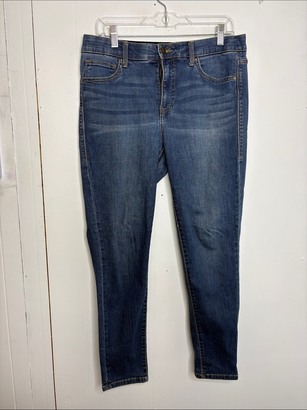 Lularoe Jeans Womens 30 Skinny Fit Stretchy Ankle Elastic Waist Modest Daily